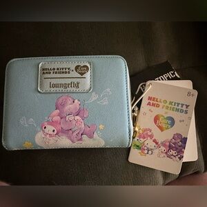 Loungefly Sanrio Hello Kitty And Friends X Care Bears Mini Zipper Wallet HTF